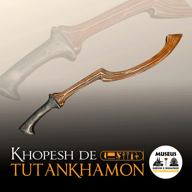 Khopesh de Tutankhamon Museu Egípcio Rosacruz