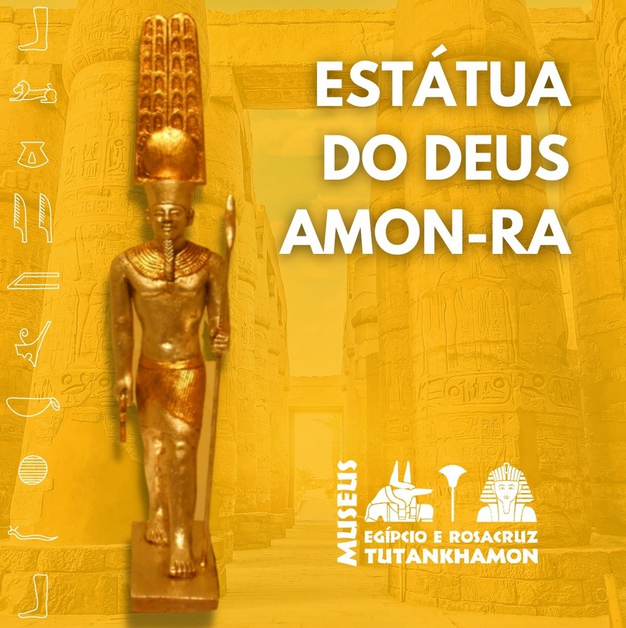 Estátua do deus Amon-Rá⠀