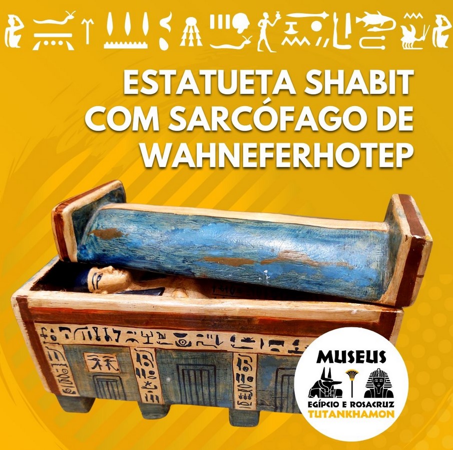 Estatueta Shabit com sarcófago de Wahneferhotep